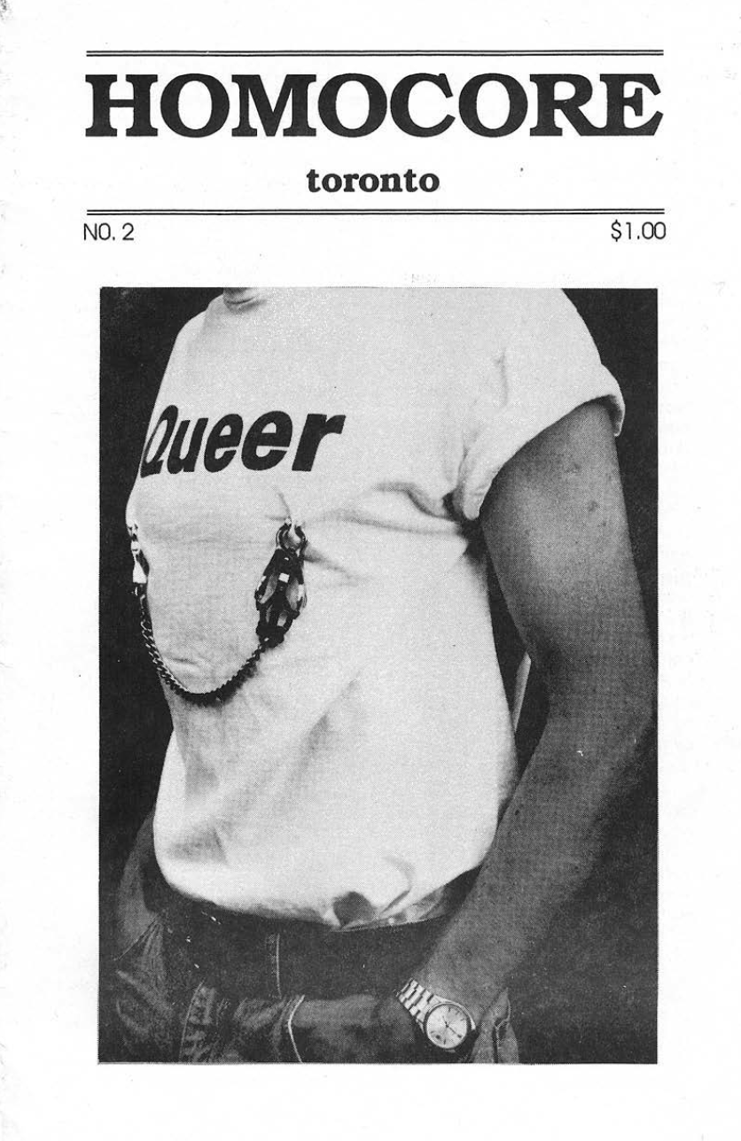 Cover of Homocore, no. 2 (1993)