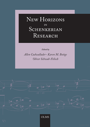 Front cover of New Horizons in Schenkerian Research