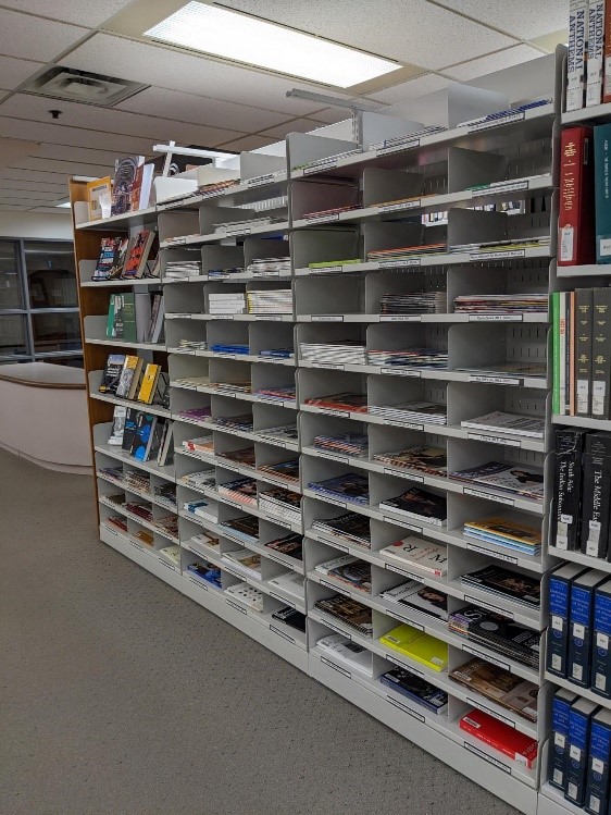 Recent periodical shelving