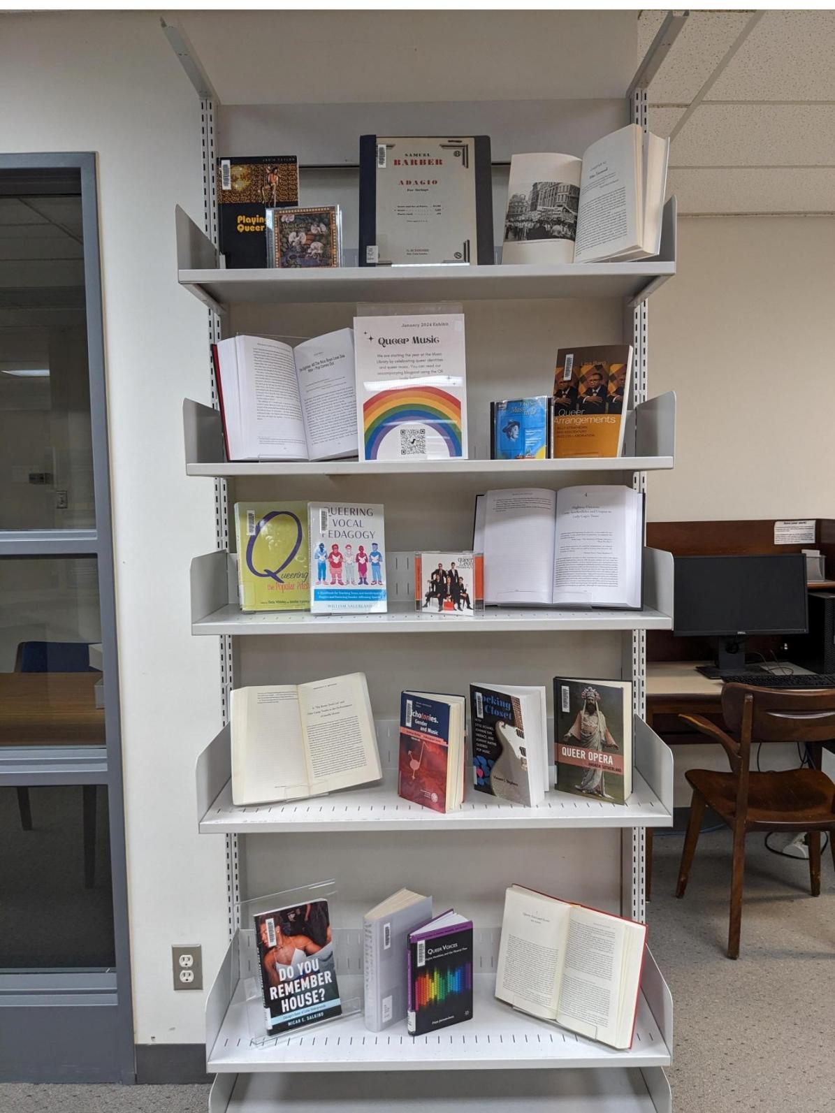 Queer Music display