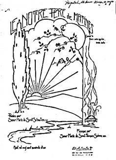 Le Notre Pre de Matines colouring page