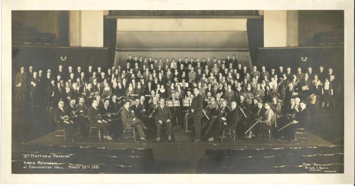 Rehearsal photo from 1931