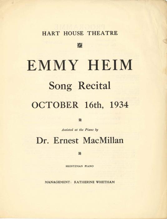 Emmy Heim program